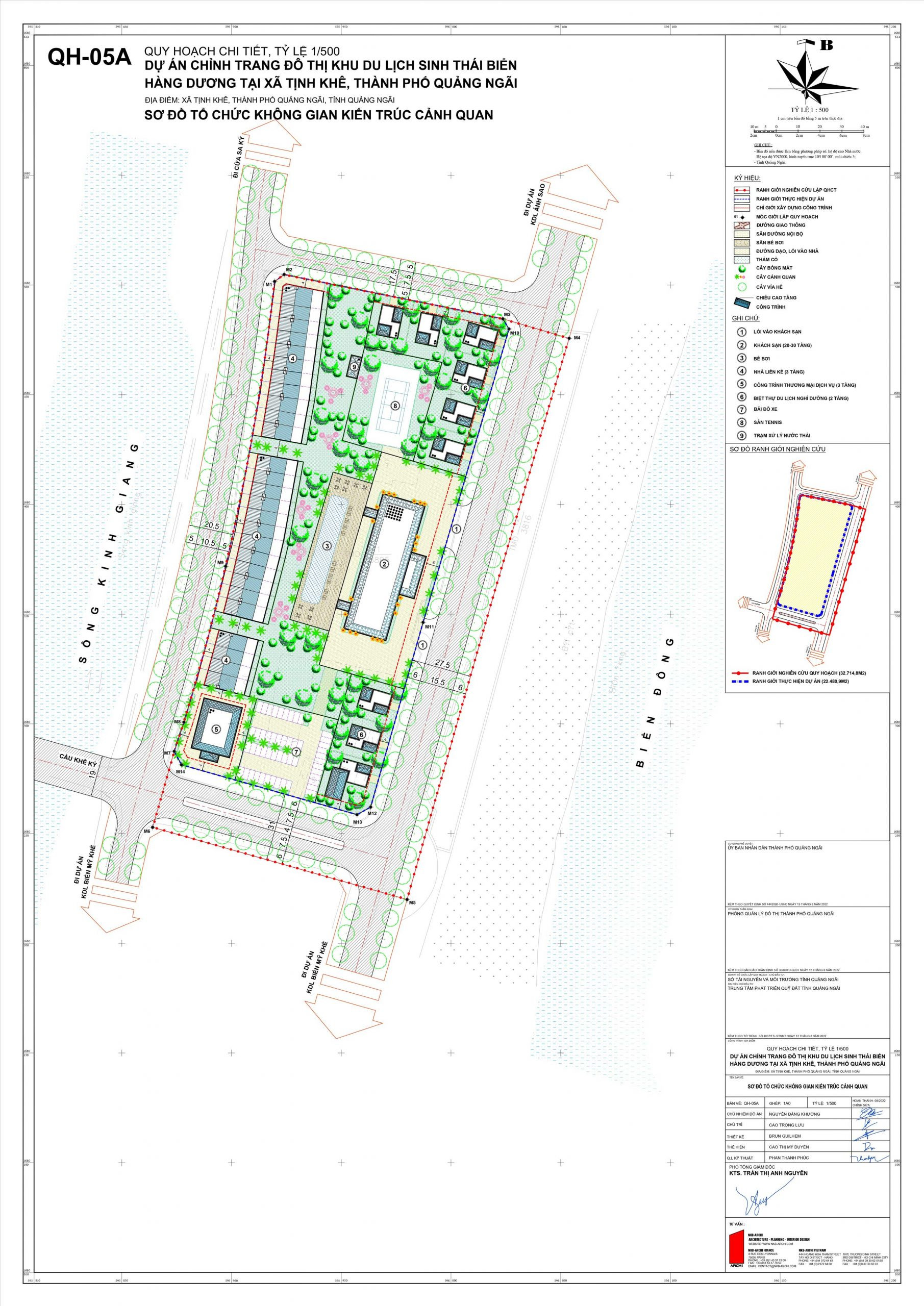 Quy Hoạch Chi Tiết Tỷ Lệ 1/500 Dự Án Cải Tạo Đô Thị Khu Du Lịch Sinh Thái Biển Hàng Dương
