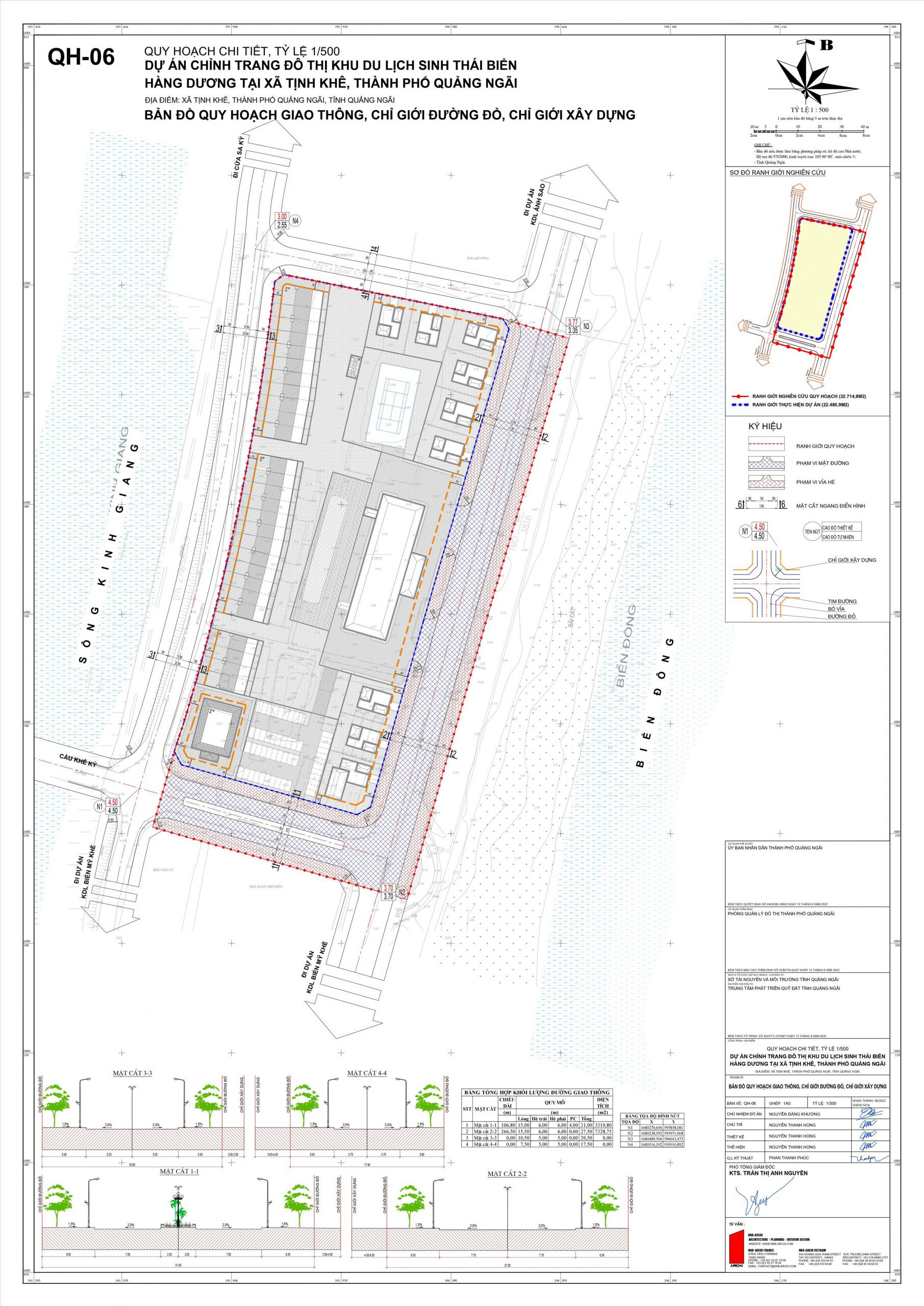 Quy Hoạch Chi Tiết Tỷ Lệ 1/500 Dự Án Cải Tạo Đô Thị Khu Du Lịch Sinh Thái Biển Hàng Dương