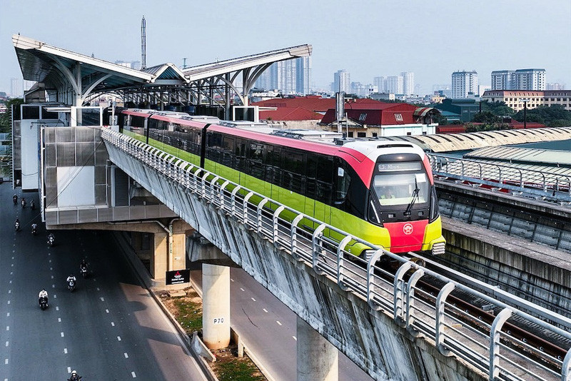 Hệ thống Metro Hà Nội giúp giảm tải áp lực giao thông nội đô