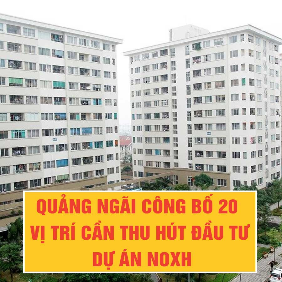 Khu phát triển nhà ở xã hội tại Quảng Ngãi