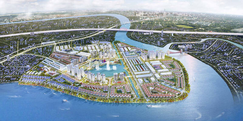 Phối cảnh tổng thể khu đô thị Vạn Phúc City