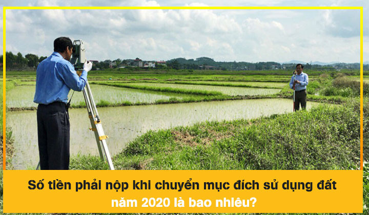 Quy định chuyển mục đích sử dụng đất 2020