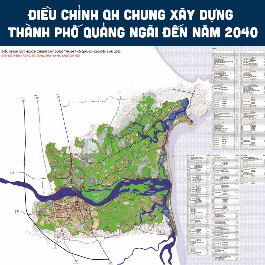 Quy hoạch chung xây dựng thành phố Quảng Ngãi