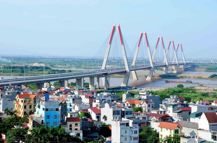 Bờ sông Hồng tạo điểm nhấn kiến trúc cho Hà Nội