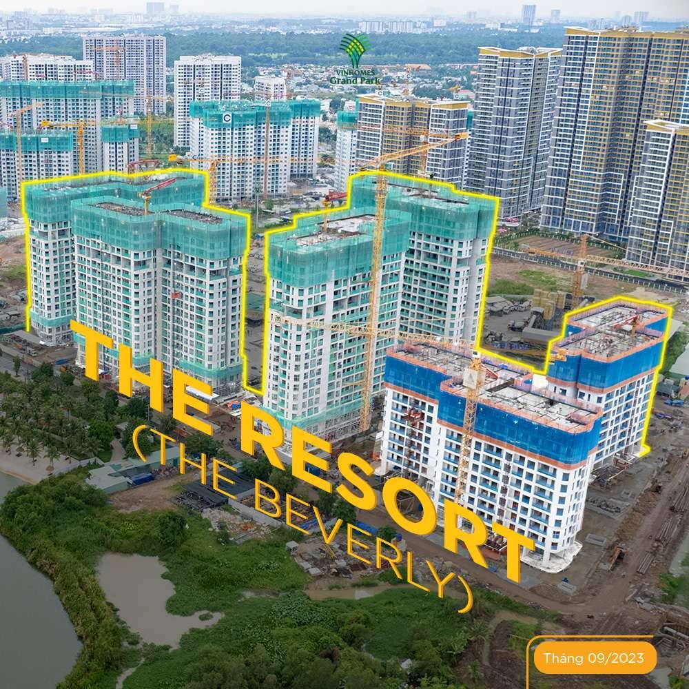 Cập nhật tiến độ dự án Vinhomes Grand Park tháng 9/2023