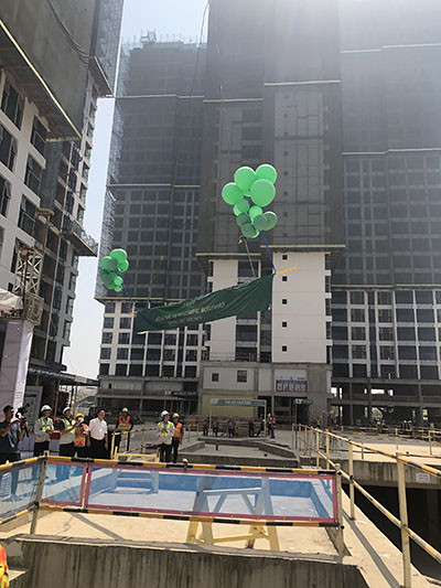 Dự án Lumière Boulevard của Masterise Homes chính thức cất nóc