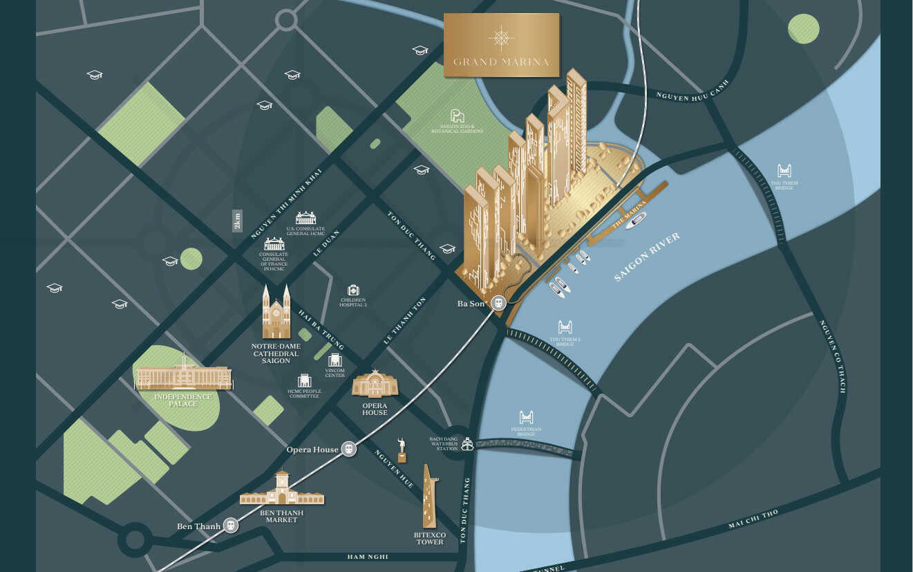 Grand Marina Saigon – Biểu tượng của vị thế quốc tế