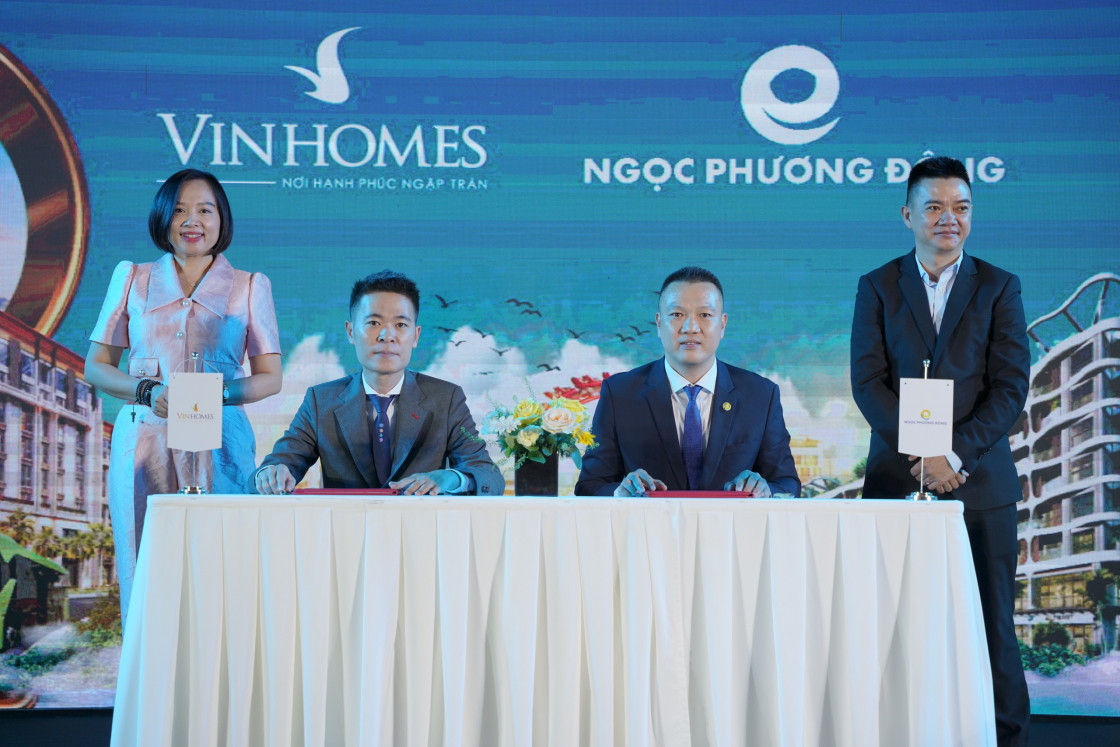 Ngọc Phương Đông cùng CĐT Vinhomes ký kết hợp tác chiến lược dự án The 5Way Phú Quốc