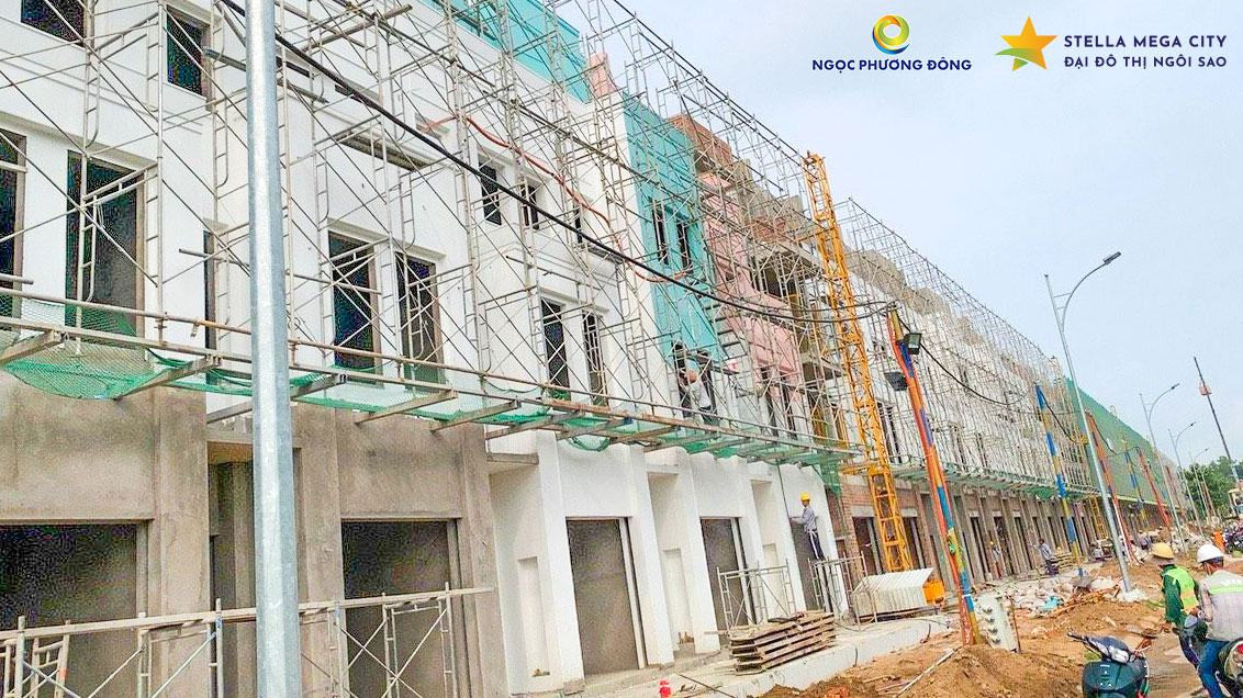 Shophouse Stella Mega City chuẩn bị khoác áo lên màu rực rỡ