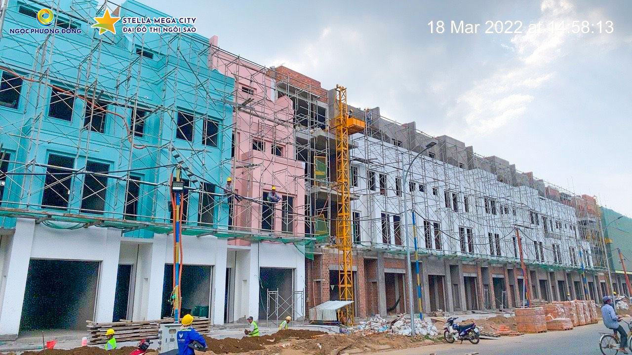 Shophouse Stella Mega City chuẩn bị khoác áo lên màu rực rỡ