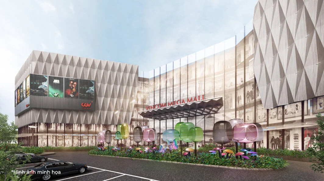 Vincom Mega Mall và Bệnh viện Vinmec Grand Park &#8211; Hai công trình kiến trúc hiện đại tại Vinhomes Grand Park