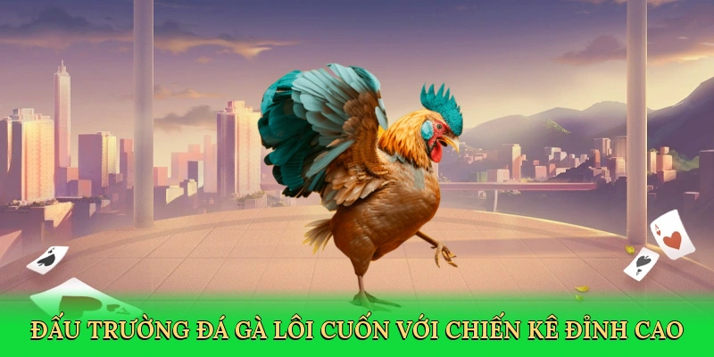 Đấu trường đá gà lôi cuốn với chiến kê đỉnh cao