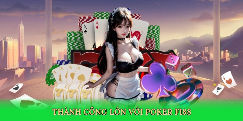Thành công lớn với poker FI88
